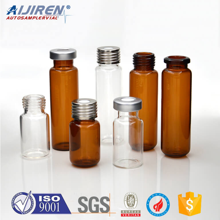 ptfe septa 10mm hole vials amber crimping